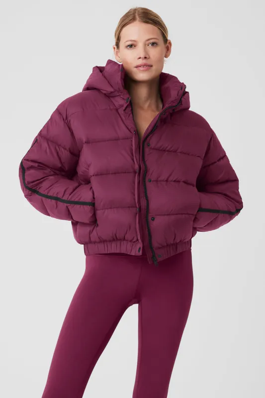 Aspen Love Puffer Jacket - Wild Berry | Parallel
