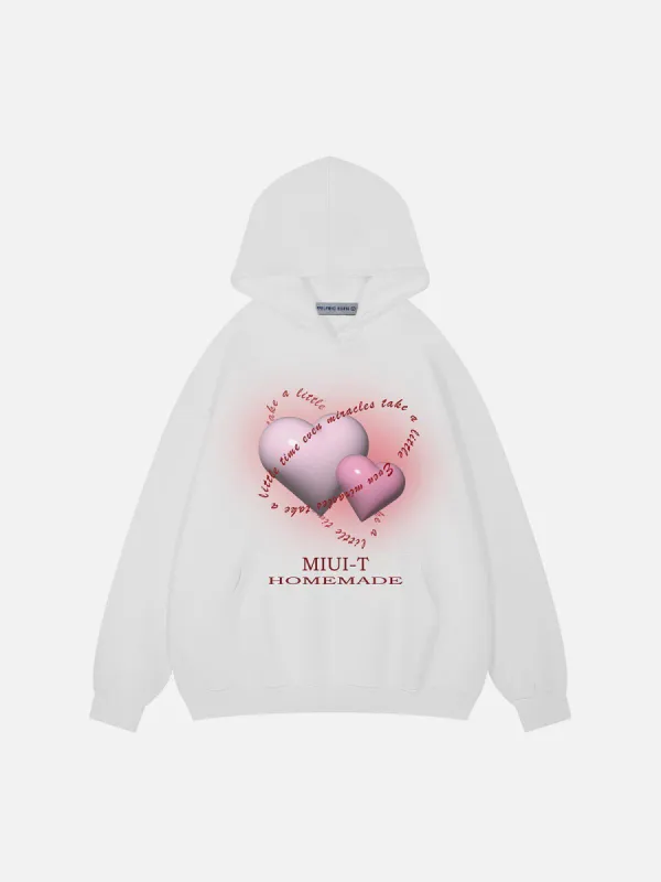 Aelfric Eden 3D Heart Print Hoodie sold by Aelfric Eden
