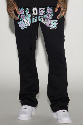 Los Angeles With Love Sweatpant - Black sold by Fashion Nova