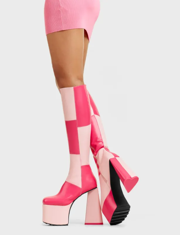 Getting Better Platform Knee High Boots sold by Lamoda