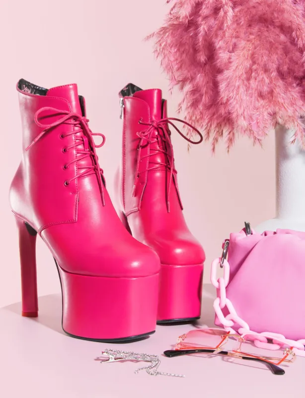 Prom Queen Platform Ankle Boots sold by Lamoda