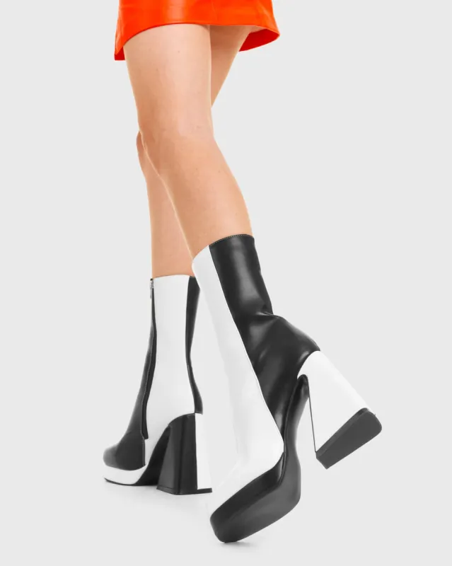 Headturner Platform Ankle Boots sold by Lamoda