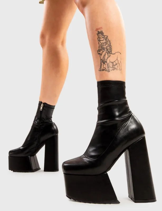 Get Out Platform Ankle Boots sold by Lamoda