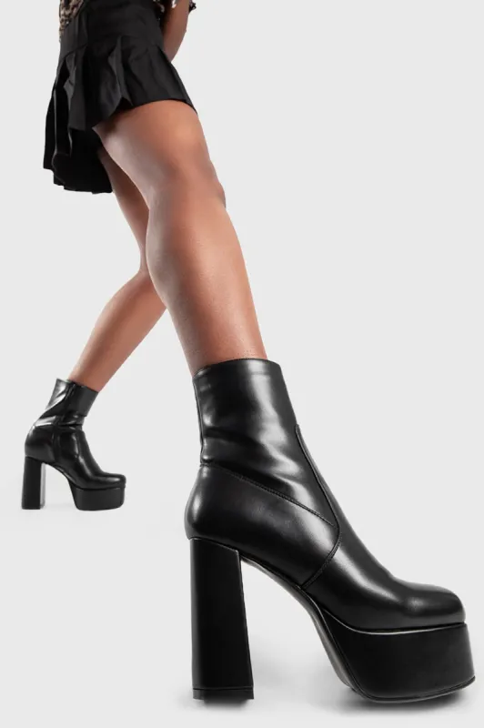 Making Moves Platform Ankle Boots sold by Lamoda