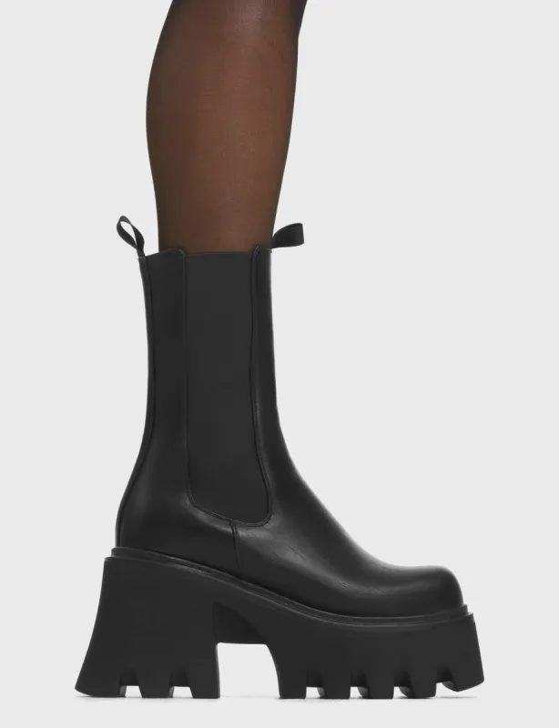 Wipe Out Chunky Platform Ankle Boots sold by Lamoda