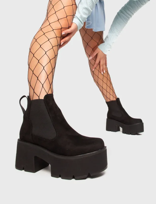 Tough Love Chunky Platform Ankle Boots sold by Lamoda