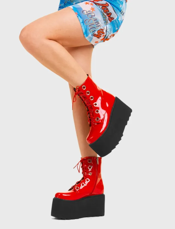 Renegade Chunky Platform Ankle Boots sold by Lamoda