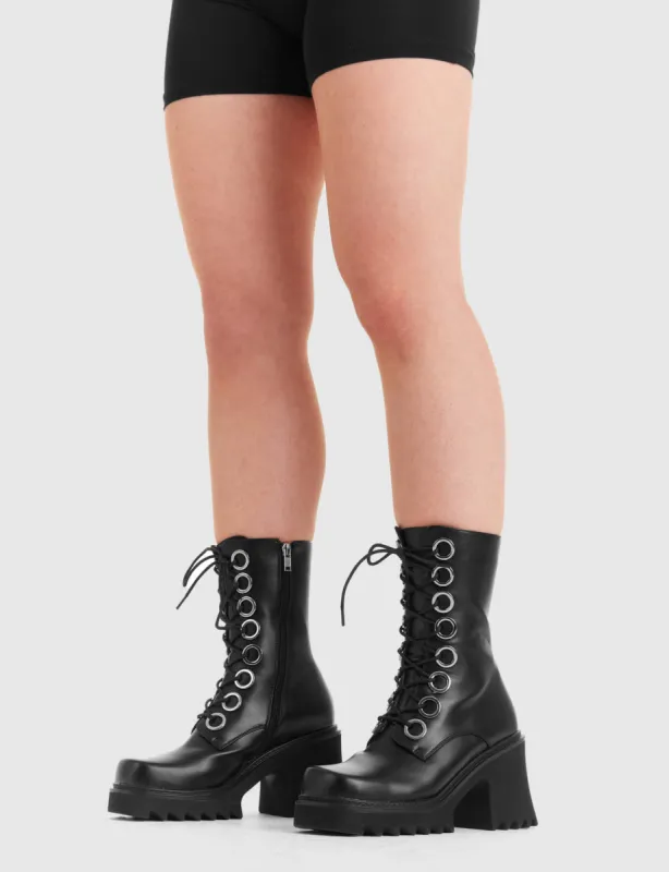 Bulletproof Chunky Platform Ankle Boots sold by Lamoda