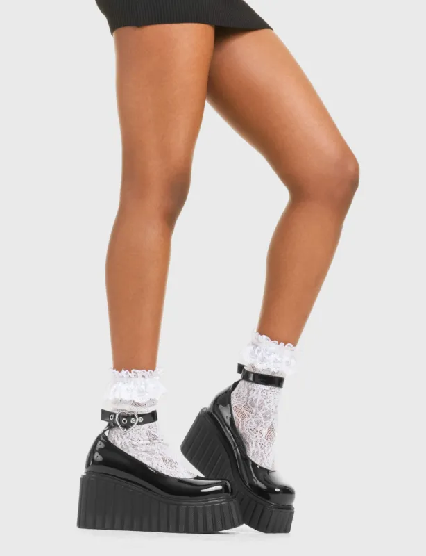 Cant Stop Chunky Platform Creeper Shoes sold by Lamoda