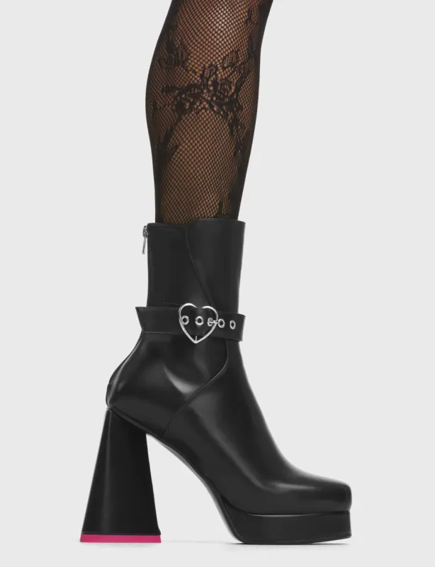 All Yours Platform Ankle Boots sold by Lamoda