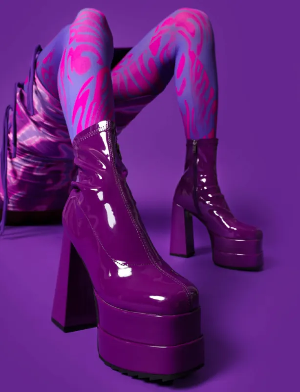 Cassette Platform Ankle Boots sold by Lamoda