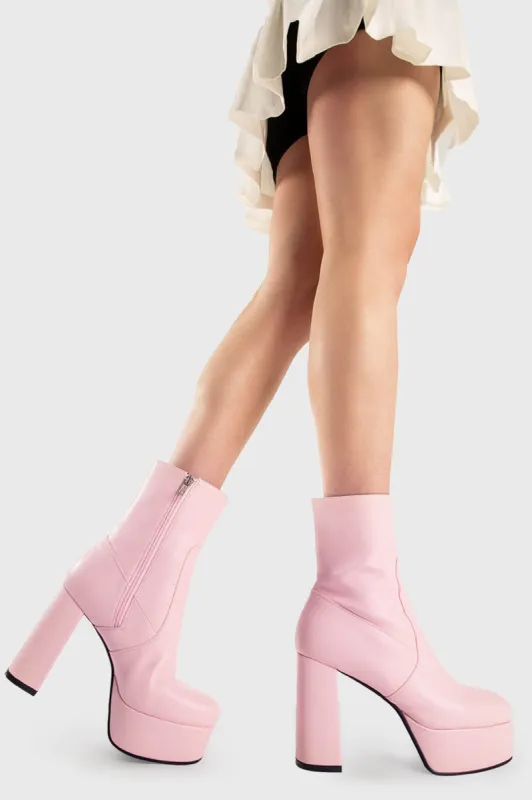 Making Moves Platform Ankle Boots sold by Lamoda