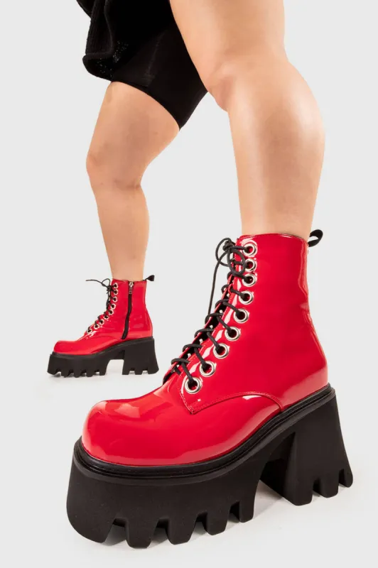 Run To You Chunky Platform Ankle Boots sold by Lamoda