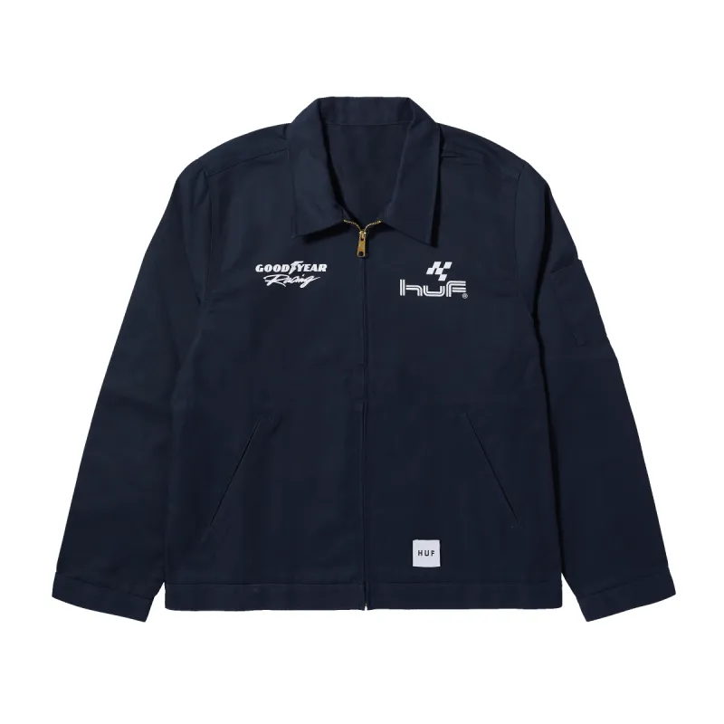 HUF x Goodyear Pit Crew Work Jacket sold by HUF