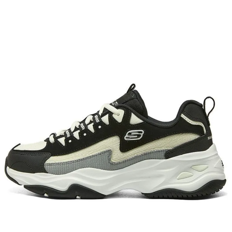 Skechers D'Lites 4.0 Shoes 'Black Beige Green' 894286-BKNT sold by KicksCrew