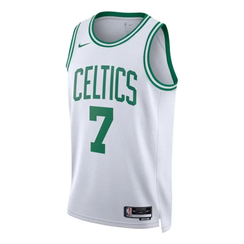 Nike x NBA Boston Celtics Jaylen Brown Jerseys 'White' DN2070-101 sold by KicksCrew