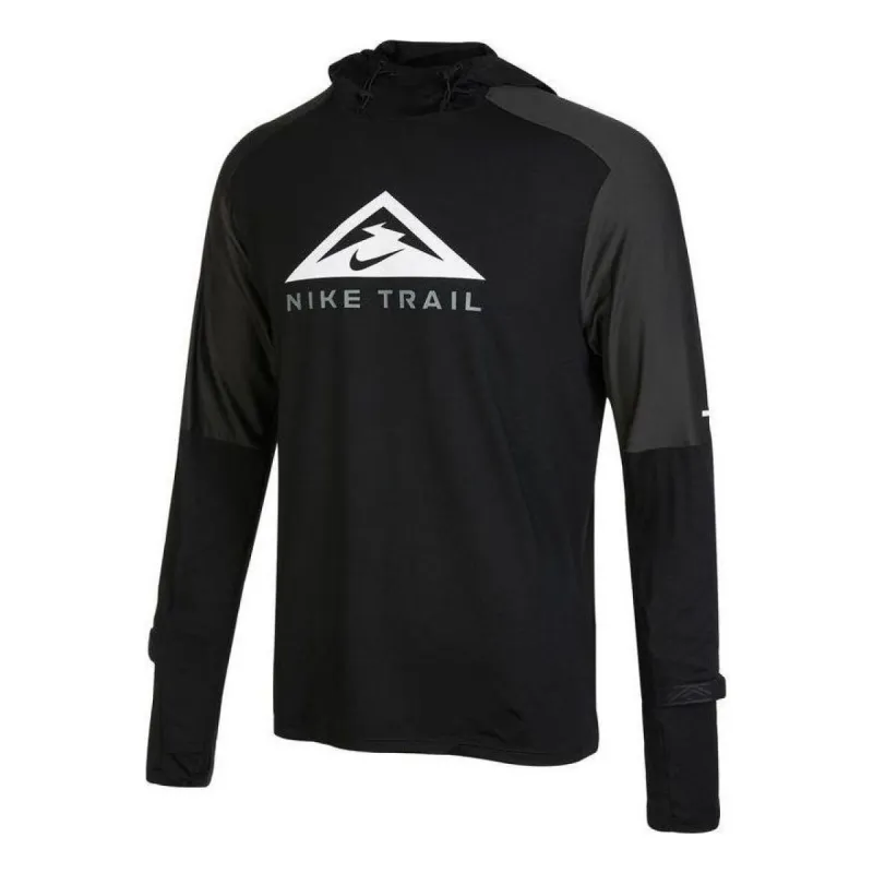 Nike Trail Long Sleeve T-Shirt 'Black' DM4744-010 | Parallel