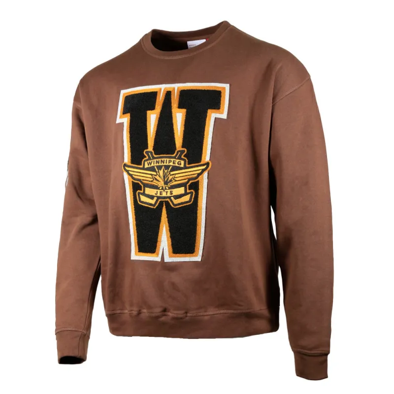 VARSITY OVERSIZED CREWNECK FLC sold by True North Shop