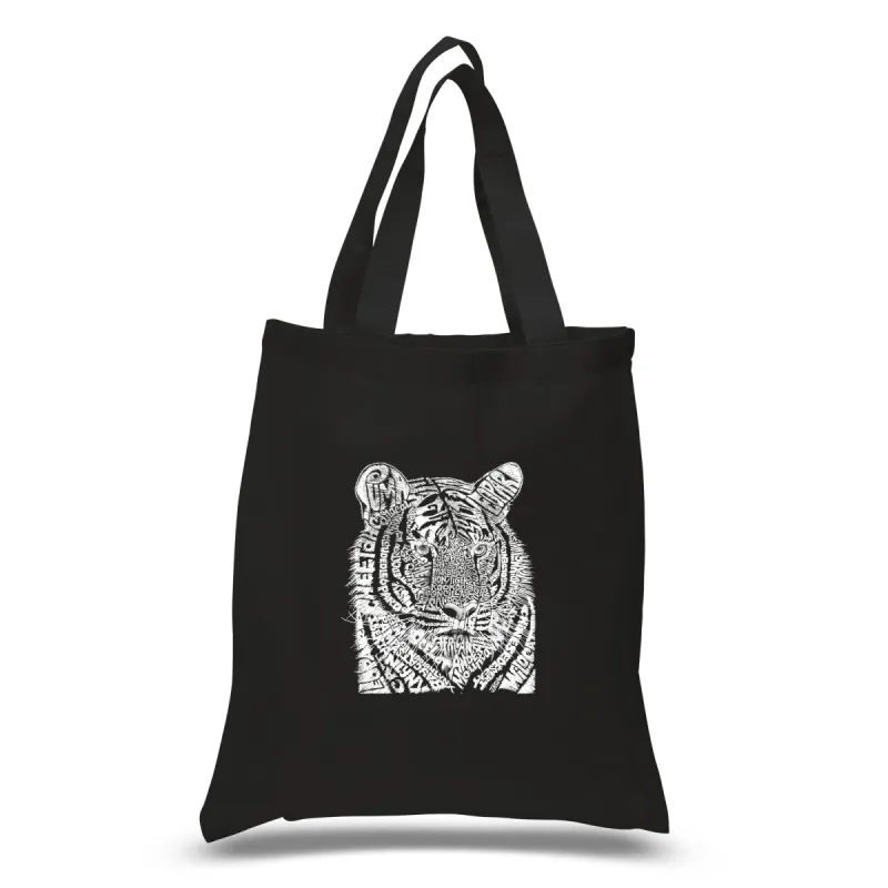 Big Cats - Small Word Art Tote Bag sold by LA Pop Art