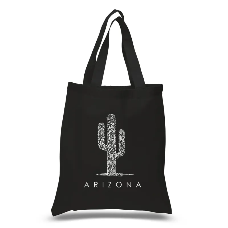 Arizona Cities - Small Word Art Tote Bag sold by LA Pop Art
