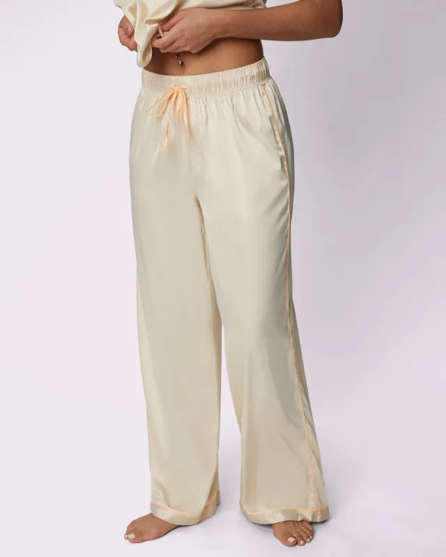 Dream Wide Leg Pants | Luxe Satin | Archive (Love Letter) sold by Parade