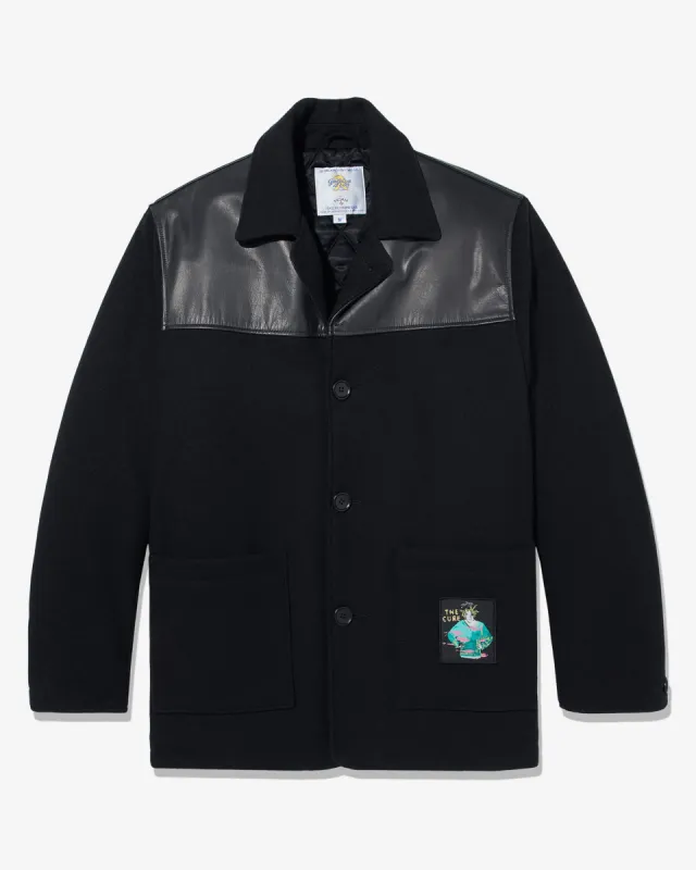 Noah nyc Lab Coat NOAH 黒コート シャツジャケット Noah nyc Lab Coat NOAH 黒コート シャツジャケット