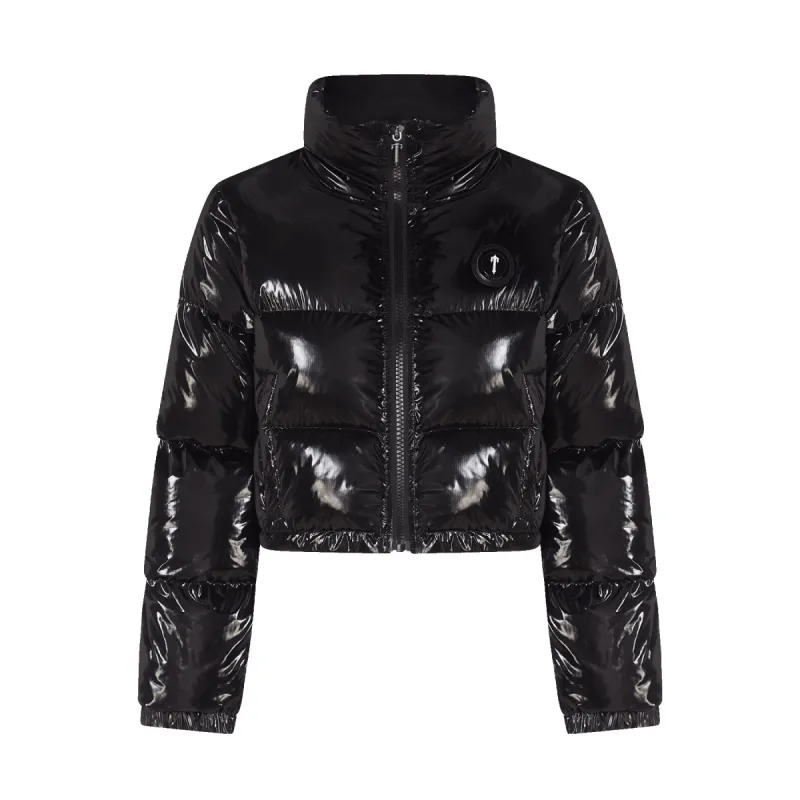 Trapstar Women's Irongate Puffer Jacket - Shiny Black sold by Kick Game