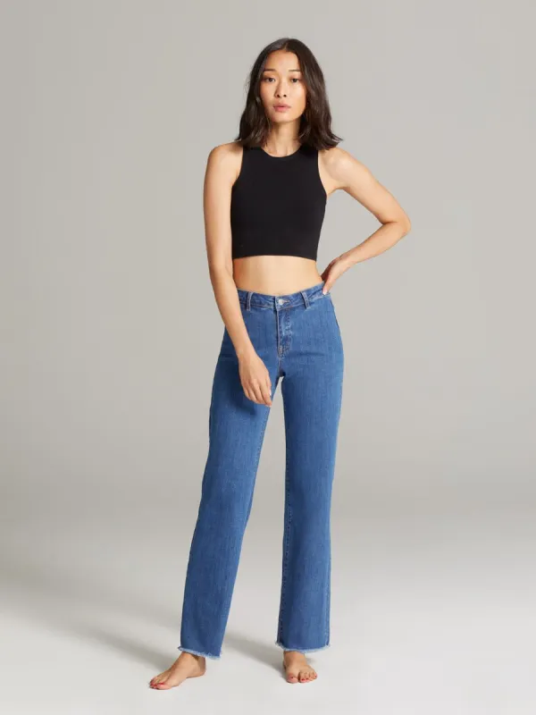High Rise Wide Leg Jeans sold by Lord & Taylor