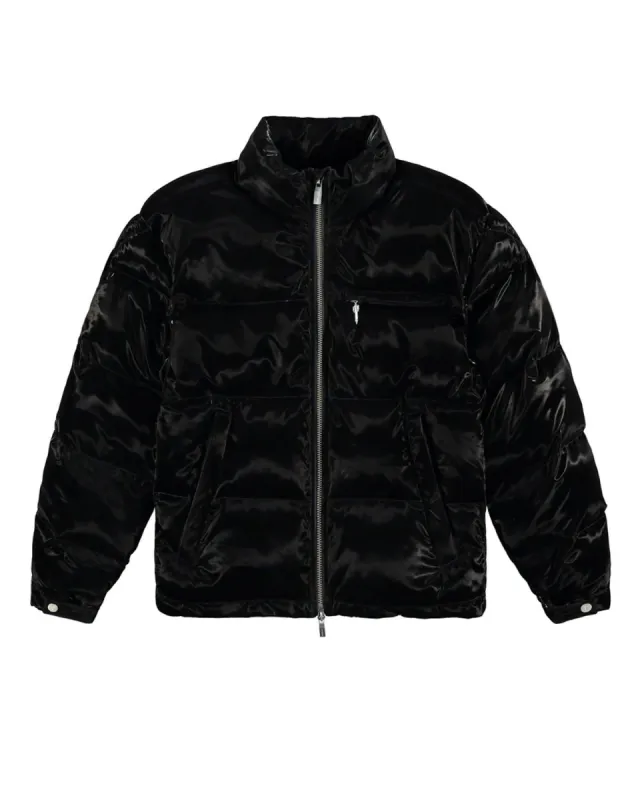 Irongate T Puffer - Shiny Black sold by Trapstar London