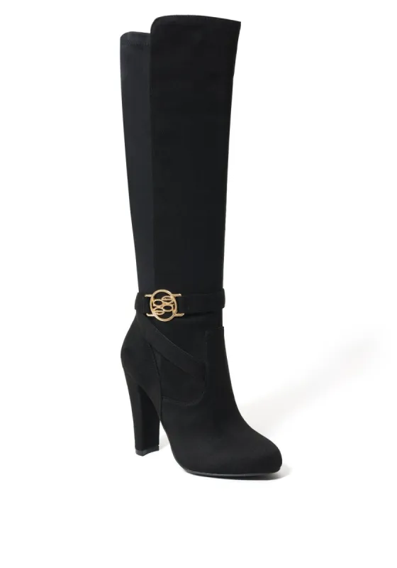 Barya Logo Boots sold by Bebe
