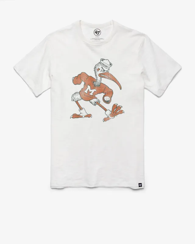 MIAMI HURRICANES VINTAGE GRIT '47 SCRUM TEE sold by 47