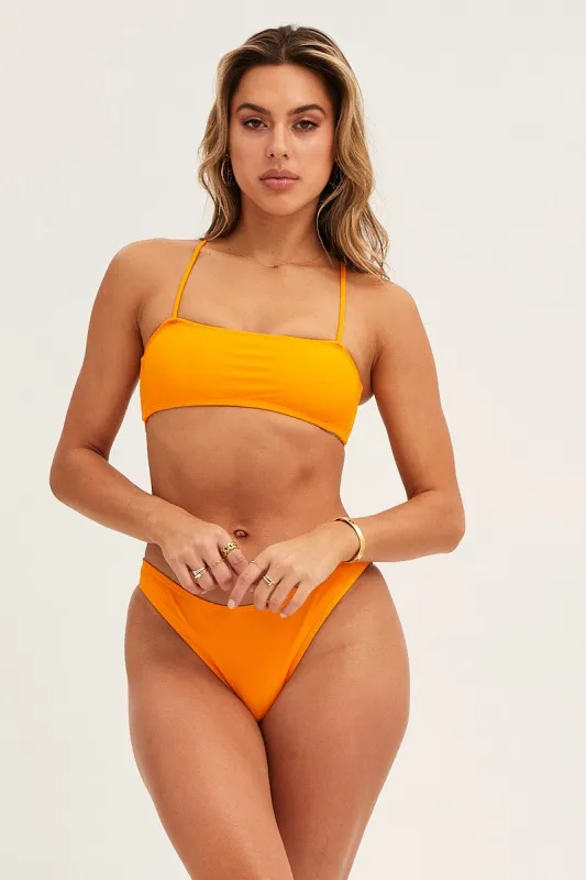 Orange Bikini Two Piece sold by Ally Fashion
