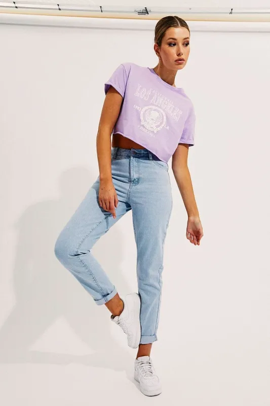 Blue Skinny Denim Jeans High Rise sold by Ally Fashion