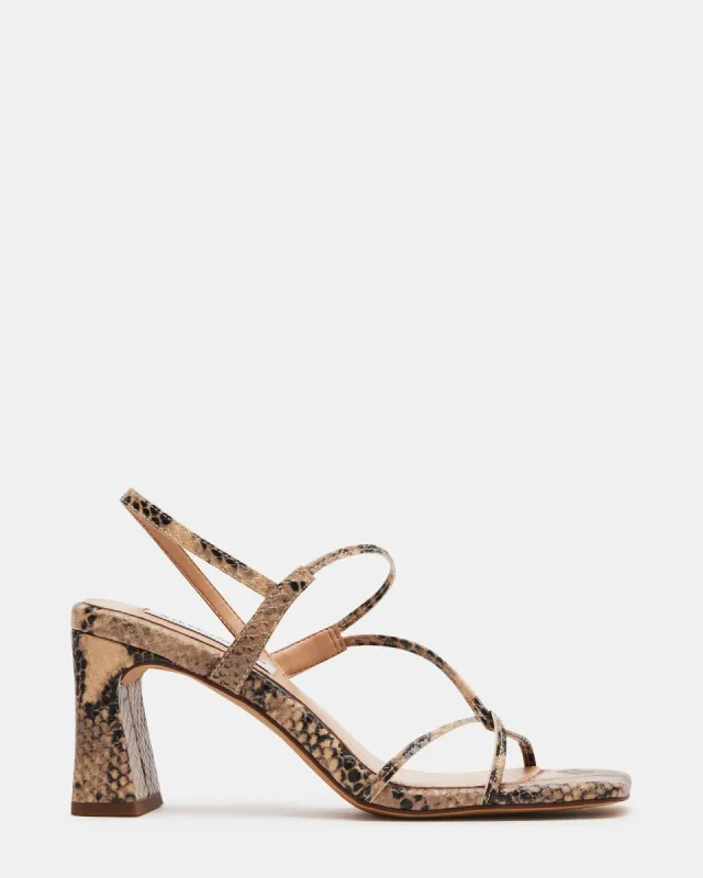 VALORA BEIGE SNAKE sold by Steve Madden