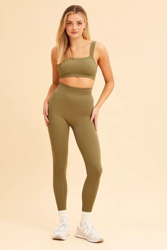 Green Nico Seamless Legging sold by Ally Fashion