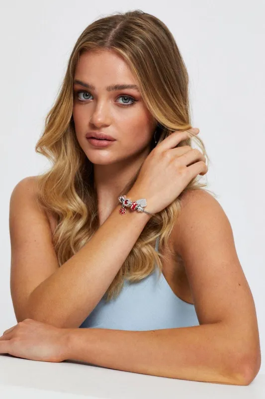 Red Charm Bracelet sold by Ally Fashion