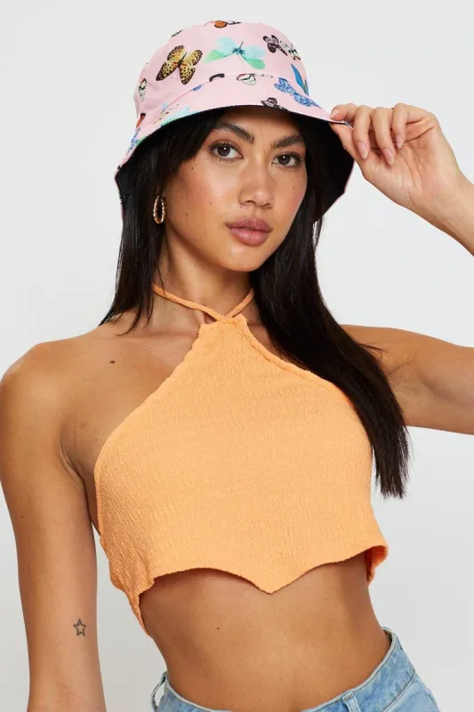 Pink Bucket Hat sold by Ally Fashion