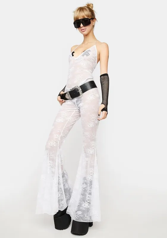 Pure Source Of Magic Lace Jumpsuit sold by Dolls Kill