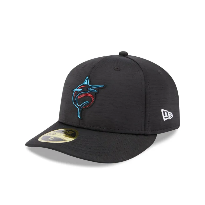 Miami Marlins 2023 Clubhouse Low Profile 59FIFTY Fitted Hat sold by New Era