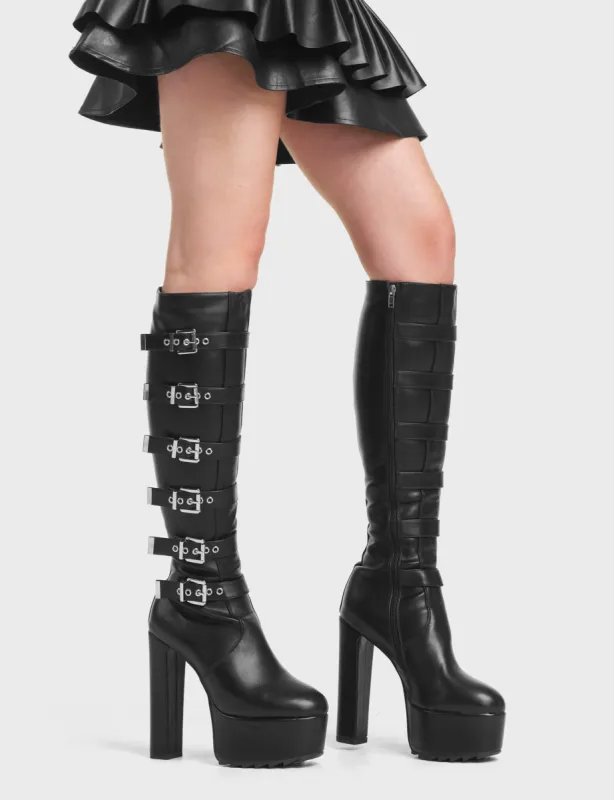 Direct Platform Knee High Boots sold by Lamoda