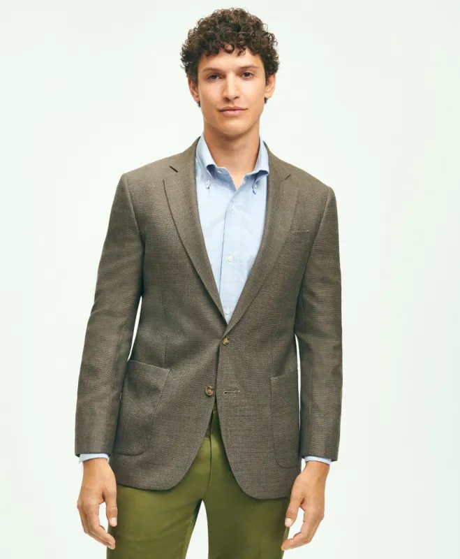 Classic Fit Wool Hopsack Patch Pocket Sport Coat sold by Brooks Brothers