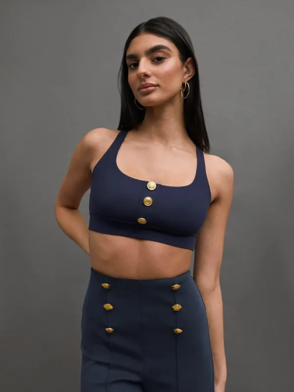 SAILOR BRALETTE - NAVY sold by Carbon38