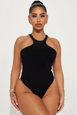 Make It Better Bodysuit - Black sold by Fashion Nova