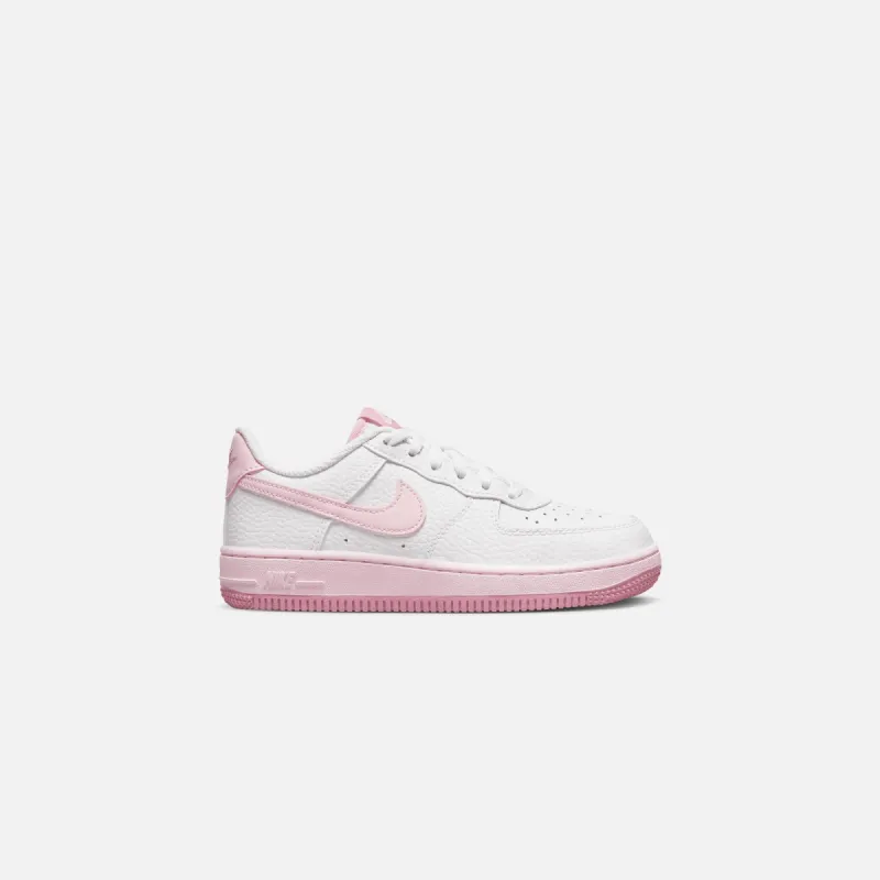 Nike Pre-School Force 1 - White / Elemental Pink / Medium Soft Pink / Pink Foam sold by Kith