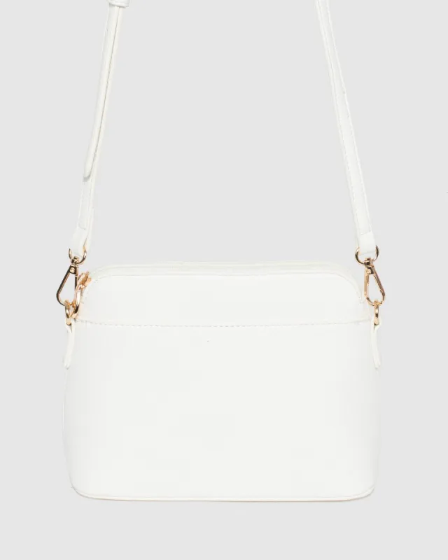 White Karen Crossbody Bag sold by Collete Hayman