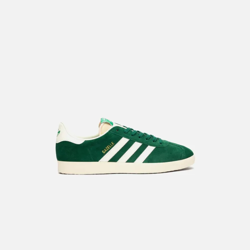 adidas Gazelle - Dark Green / Off White / Cream White sold by Kith