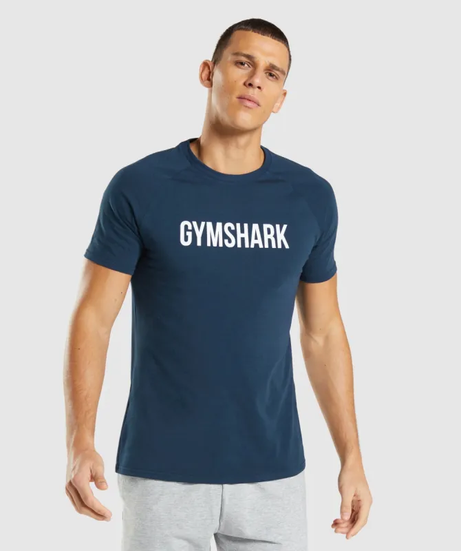 Gymshark Apollo T-Shirt - Navy sold by Gymshark