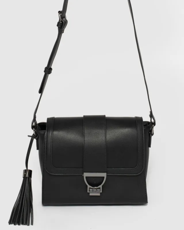 Black Dianna Cross Body Bag sold by Collete Hayman