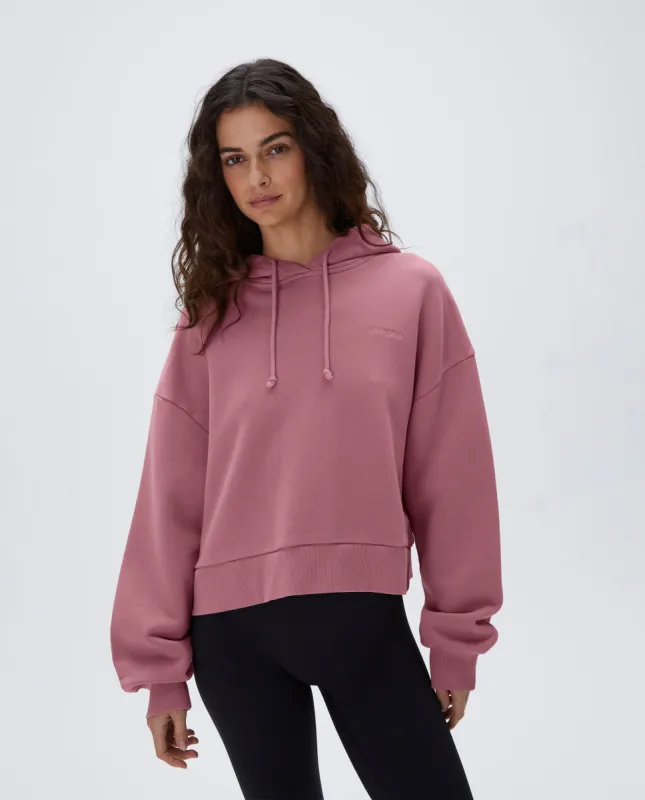 Washed Boxy Hoodie - Dusty Pink | Parallel
