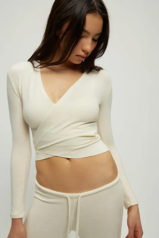 Aline Wrap Top sold by Tea You